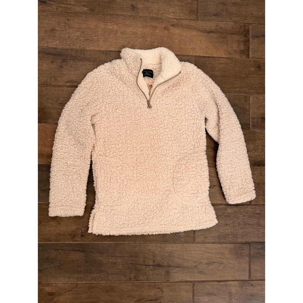 Love Tree Womens Sherpa Fleece Quarter Zip Pullover‎